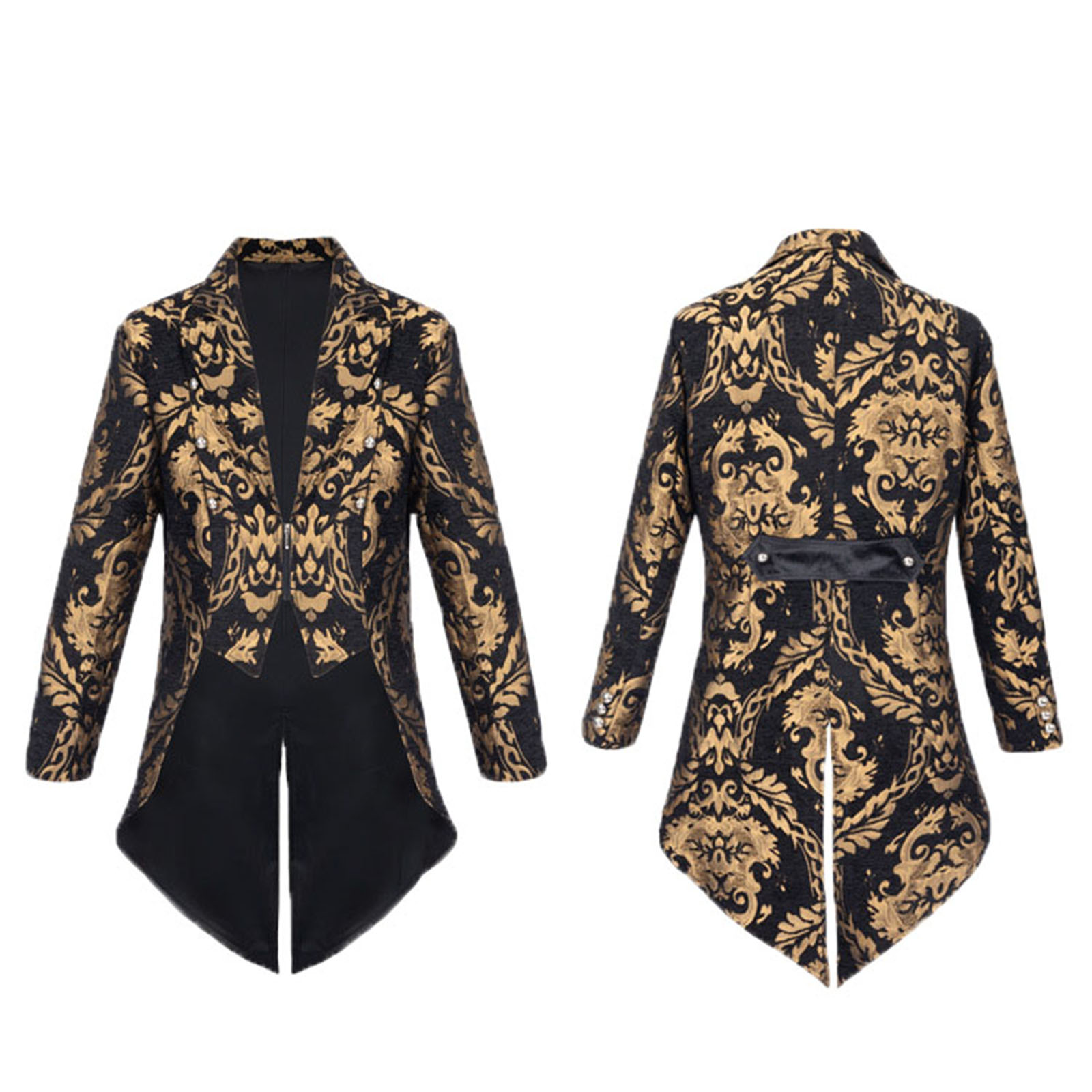 Victorian Men'S Formal Wear - Medieval Mens Tailcoat Steampunk Vintage Suit