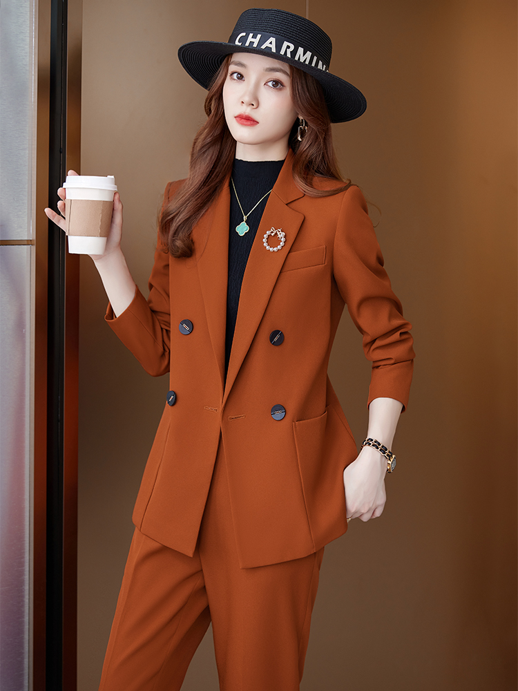 Men'S Formal Wear No Suit - Women's 2-Piece Business Suit Set, Double