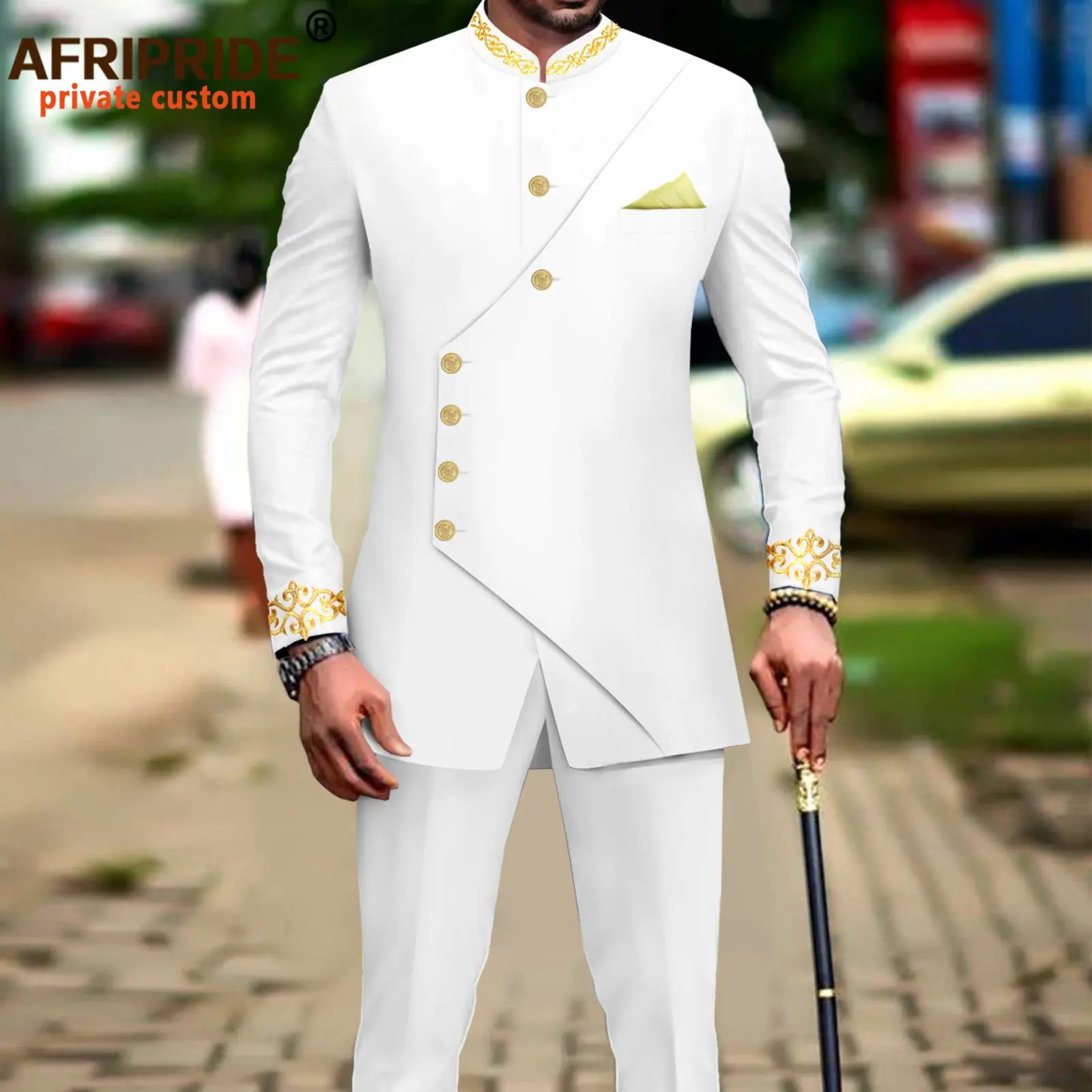 Young Men Formal Wear - African Suits for Men Slim Fit