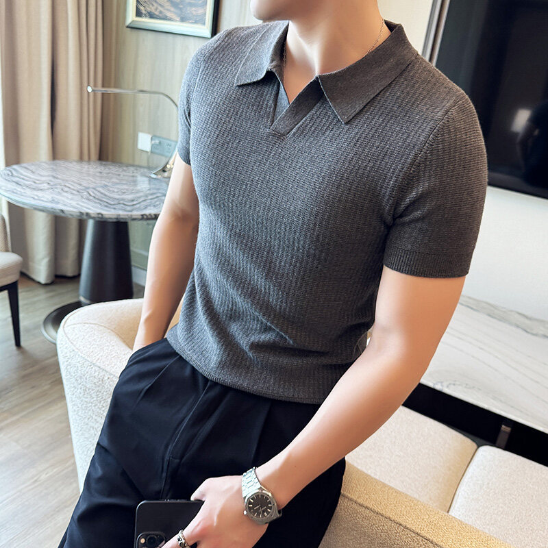 Men's Slim Fit Polo Collar Jac - Men'S Polo Formal Wear ulasan dan harga