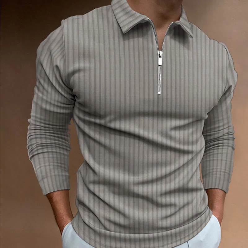 Men's Spring and Autumn Long-s - Men'S Polo Formal Wear ulasan dan harga