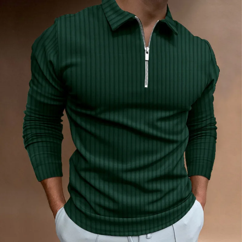 Men's Spring and Autumn Long-s - Men'S Polo Formal Wear ulasan dan harga