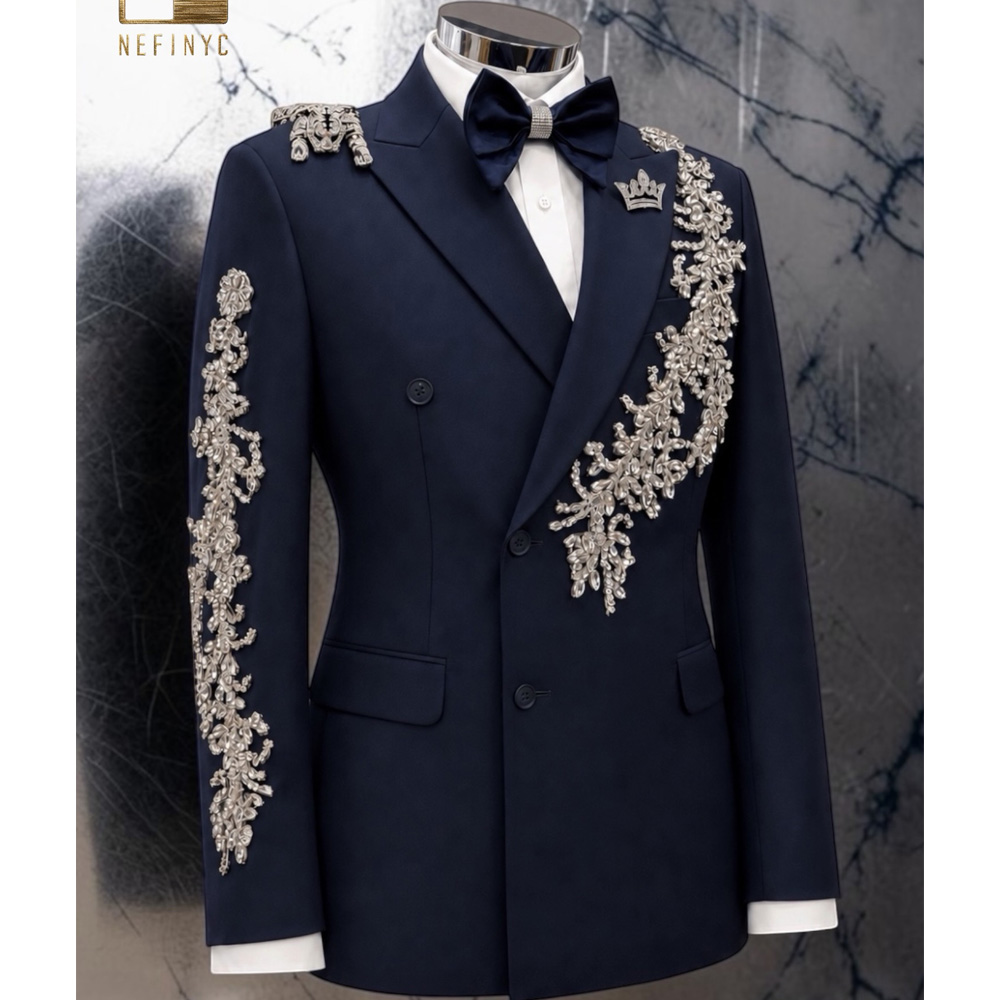 Unique Design Beaded Stones Su - Unique Men'S Formal Wear ulasan dan harga