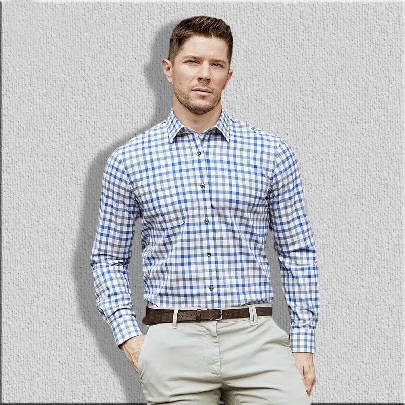 Men's long sleeve shirt pure c - Men Formal Wear Top ulasan dan harga