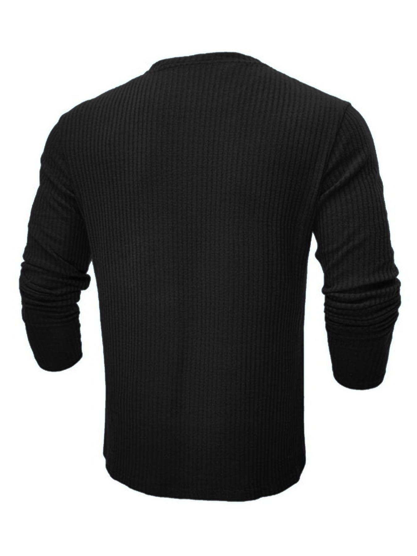 Men's Round Neck Long Sleeve K - Men Formal Wear Top ulasan dan harga