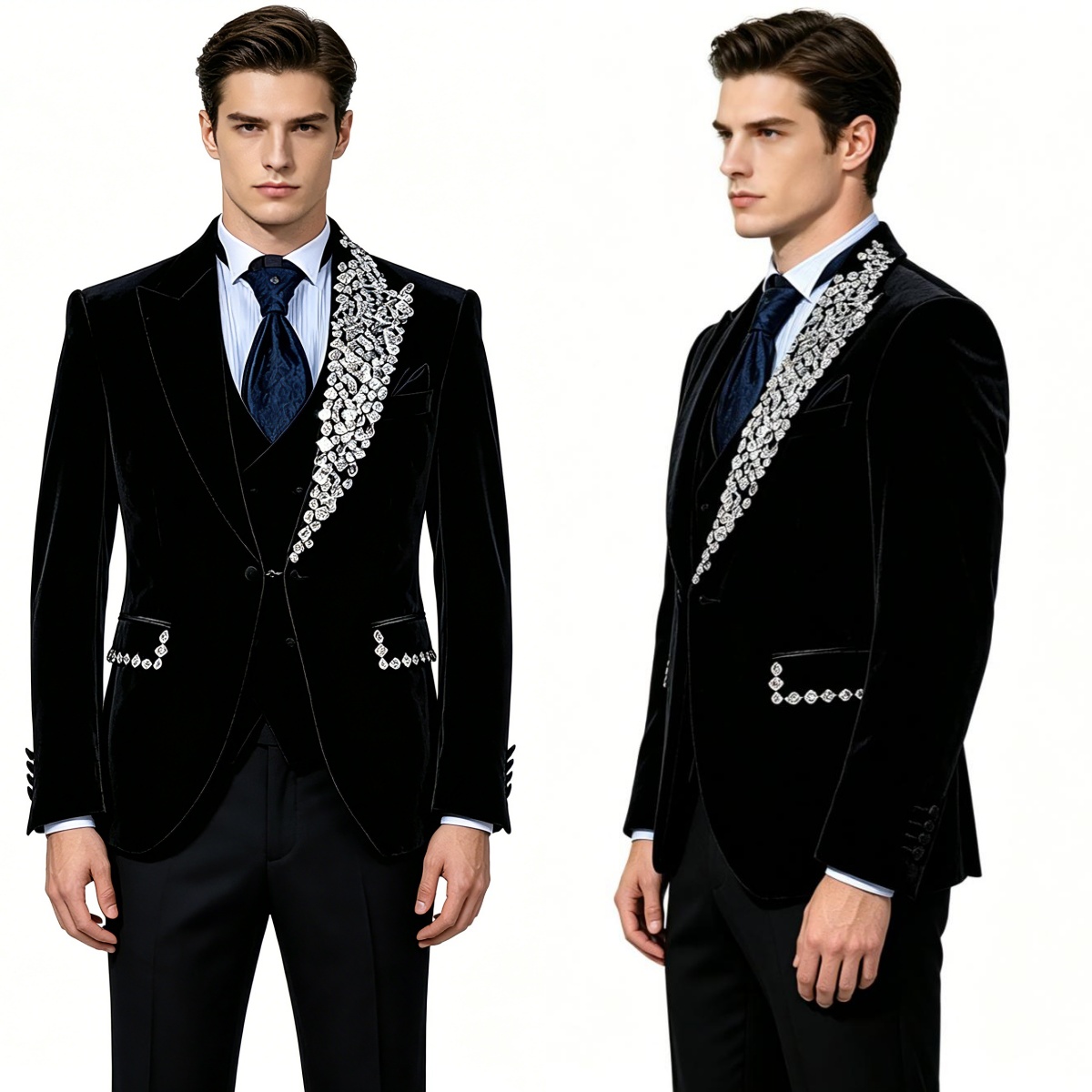 Formal Wedding Tuxedos Velvet  - Men'S Formal Wear No Suit ulasan dan harga