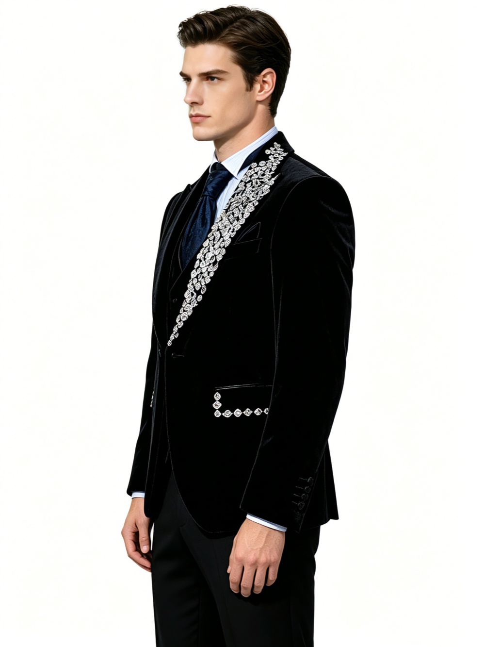 Formal Wedding Tuxedos Velvet  - Men'S Formal Wear No Suit ulasan dan harga