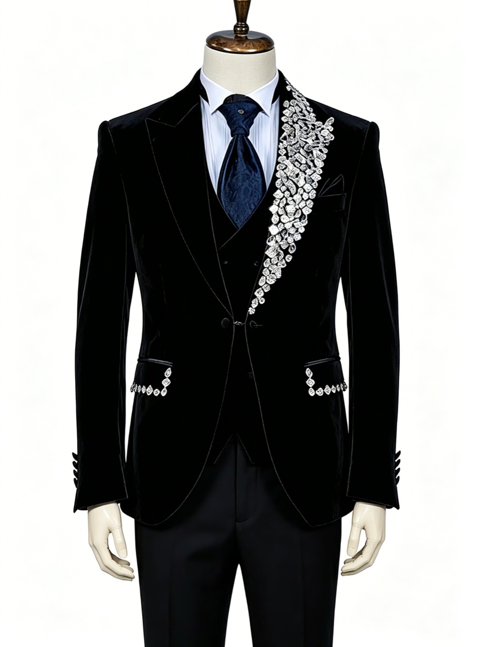 Formal Wedding Tuxedos Velvet  - Men'S Formal Wear No Suit ulasan dan harga