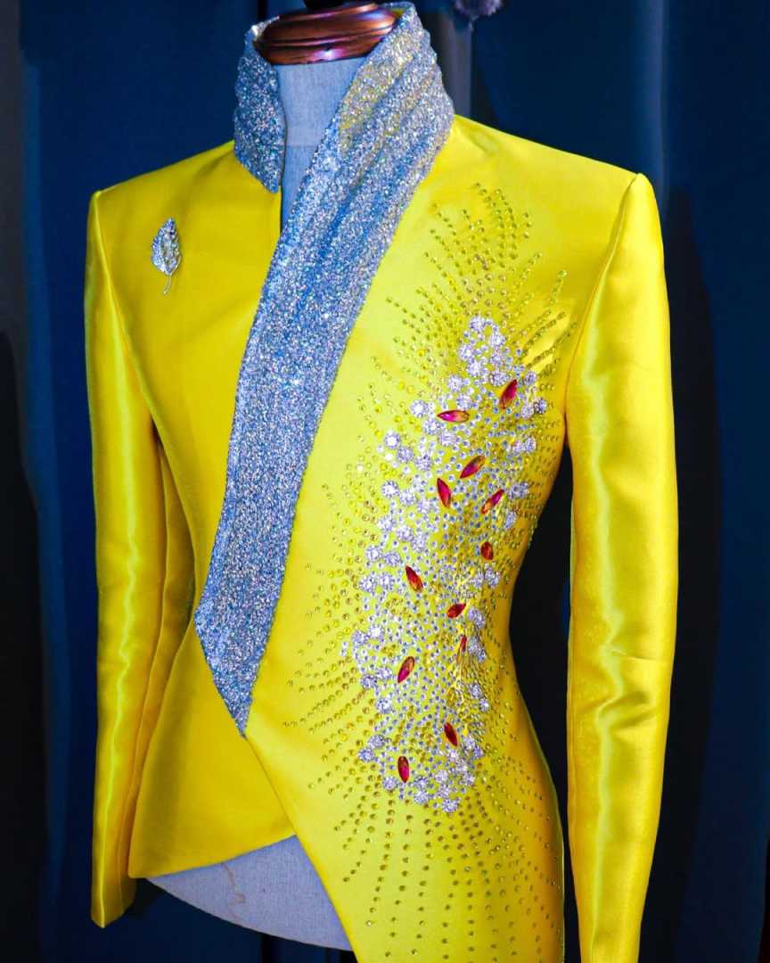 Fashion Yellow Wedding Tuxedos - Unique Men'S Formal Wear ulasan dan harga