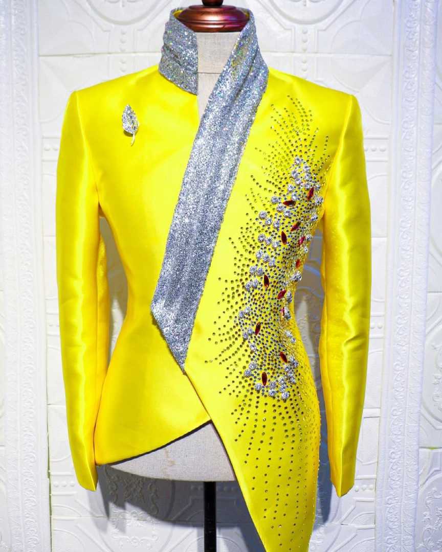 Fashion Yellow Wedding Tuxedos - Unique Men'S Formal Wear ulasan dan harga
