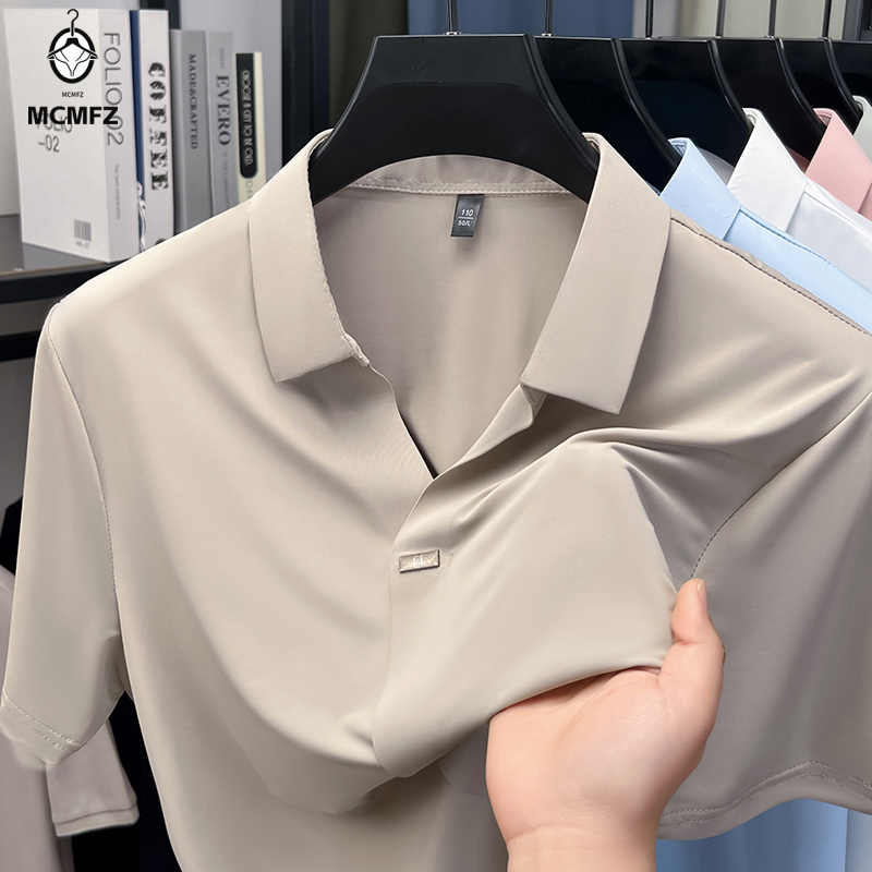 Simple Hidden Bar Fastener Men - Men'S Polo Formal Wear ulasan dan harga