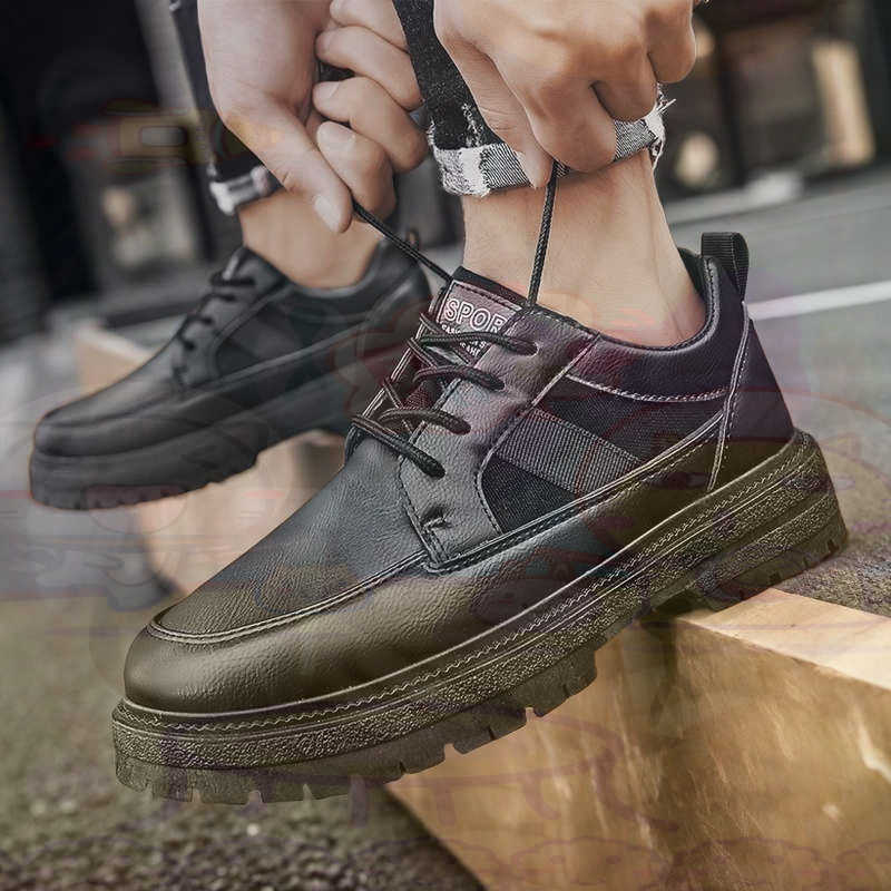 Dark Natural Leather Fashion T - Unique Men'S Formal Wear ulasan dan harga
