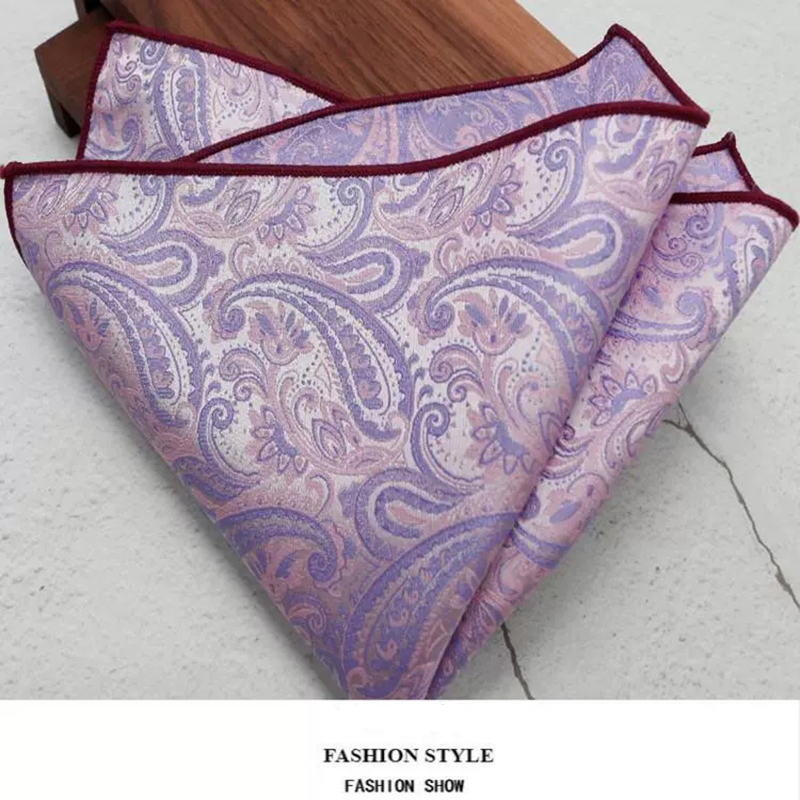 Classic Pasiley Pocket Square  - Young Men Formal Wear ulasan dan harga