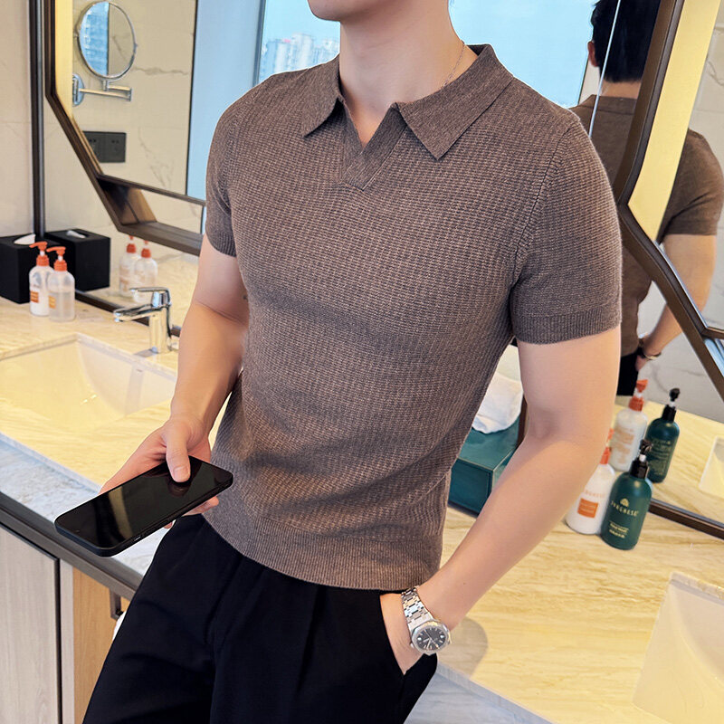 Men's Slim Fit Polo Collar Jac - Men'S Polo Formal Wear ulasan dan harga