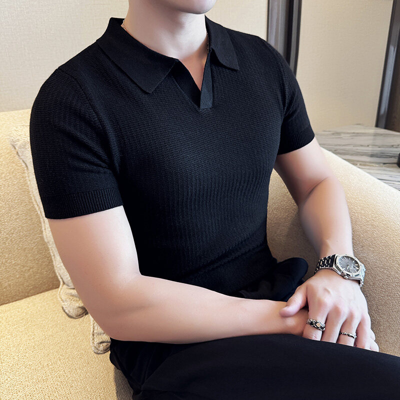 Men's Slim Fit Polo Collar Jac - Men'S Polo Formal Wear ulasan dan harga