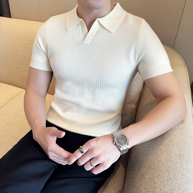 Men's Slim Fit Polo Collar Jac - Men'S Polo Formal Wear ulasan dan harga