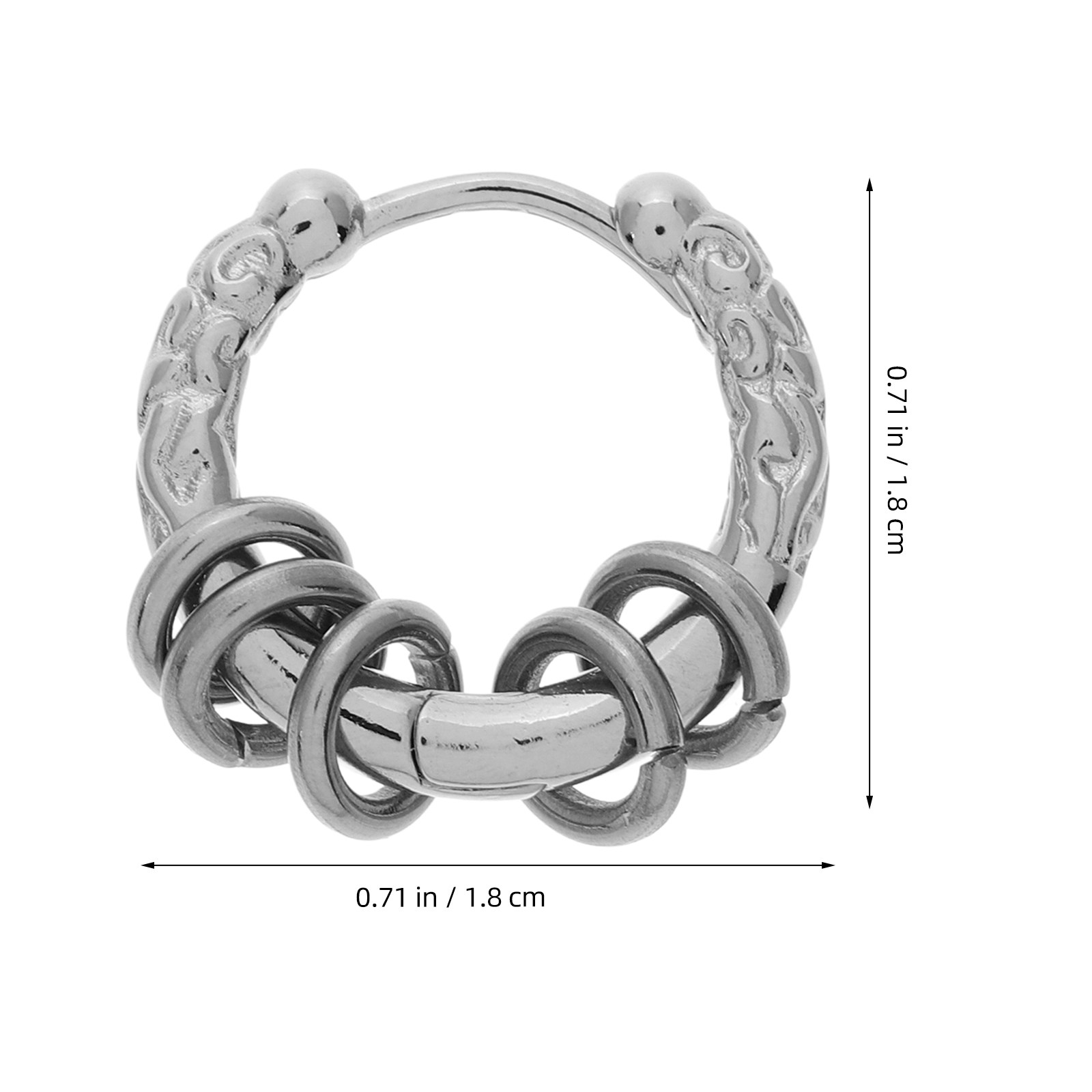 Thick Hoop Earrings for Women  - Men'S Formal Ethnic Wear ulasan dan harga