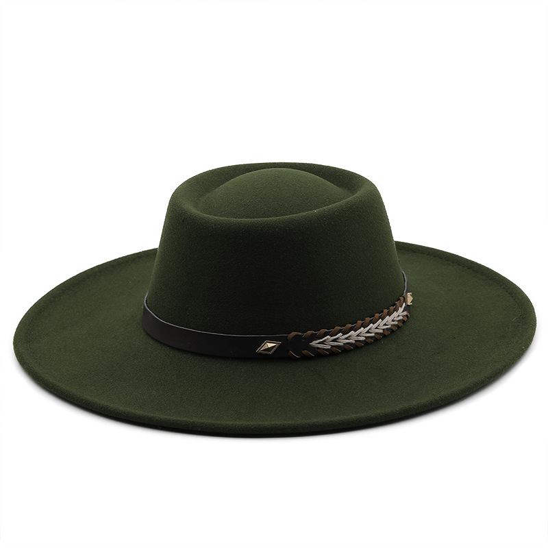 Classic Felt Wide Brim Panama  - Men'S Formal Ethnic Wear ulasan dan harga
