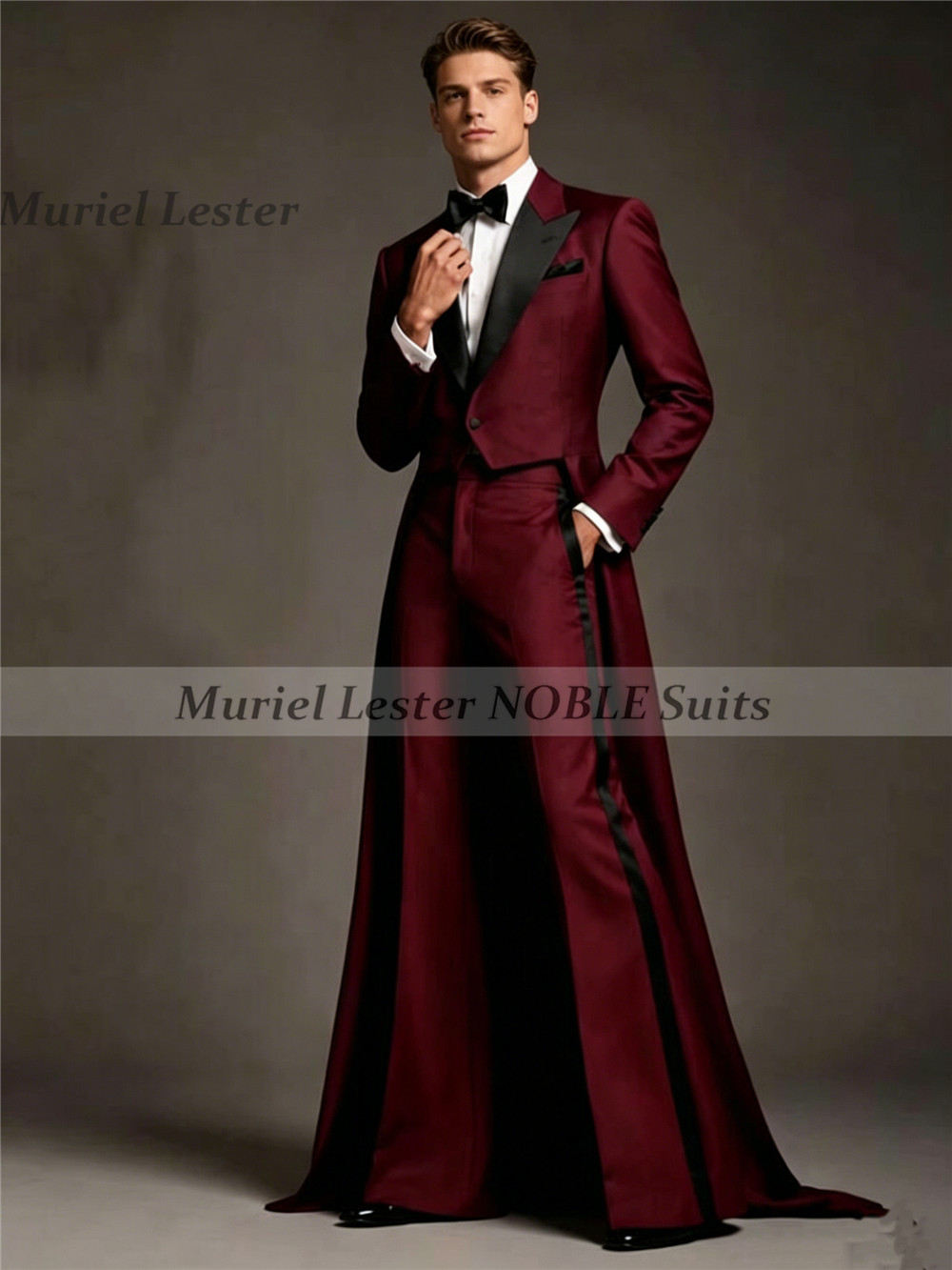 Unique Design Suit Men Long Bl - Unique Men'S Formal Wear ulasan dan harga