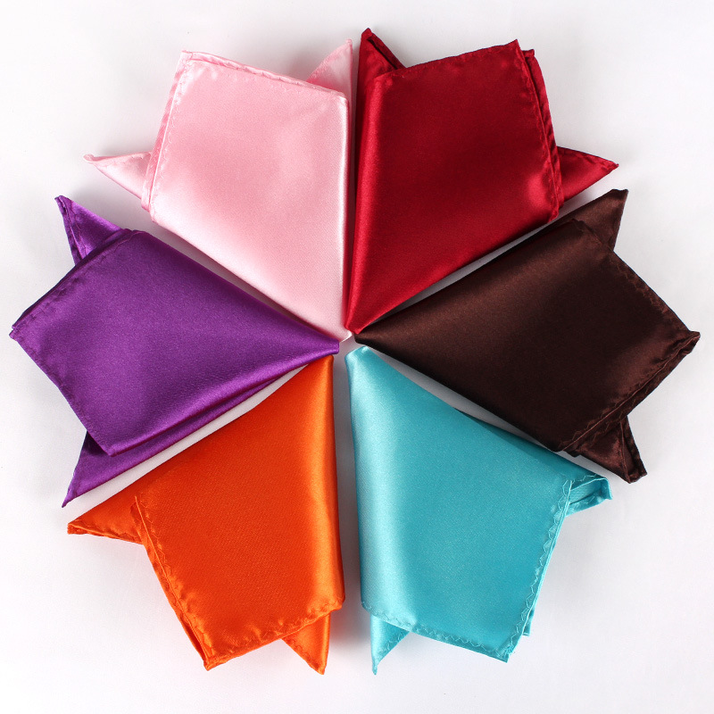 22CM Solid Color Pocket Squre  - Young Men Formal Wear ulasan dan harga