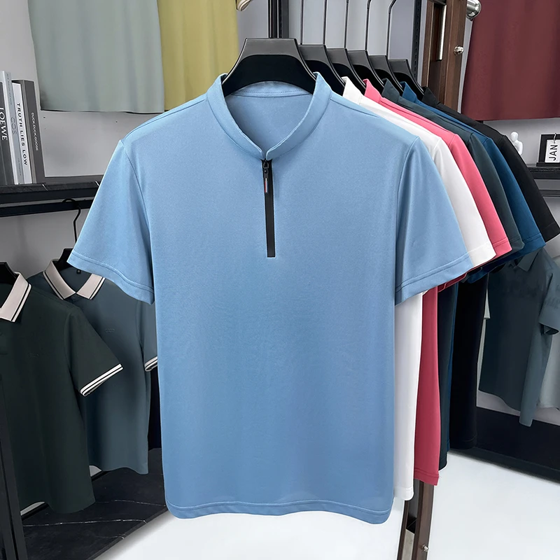 Mens Business Formal Half Zip  - Men'S Polo Formal Wear ulasan dan harga
