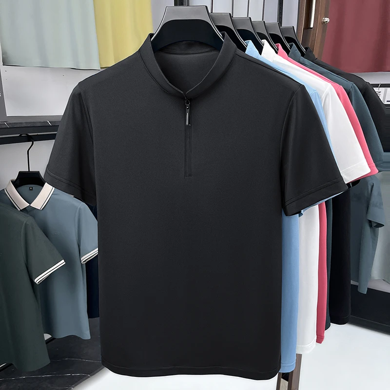 Mens Business Formal Half Zip  - Men'S Polo Formal Wear ulasan dan harga