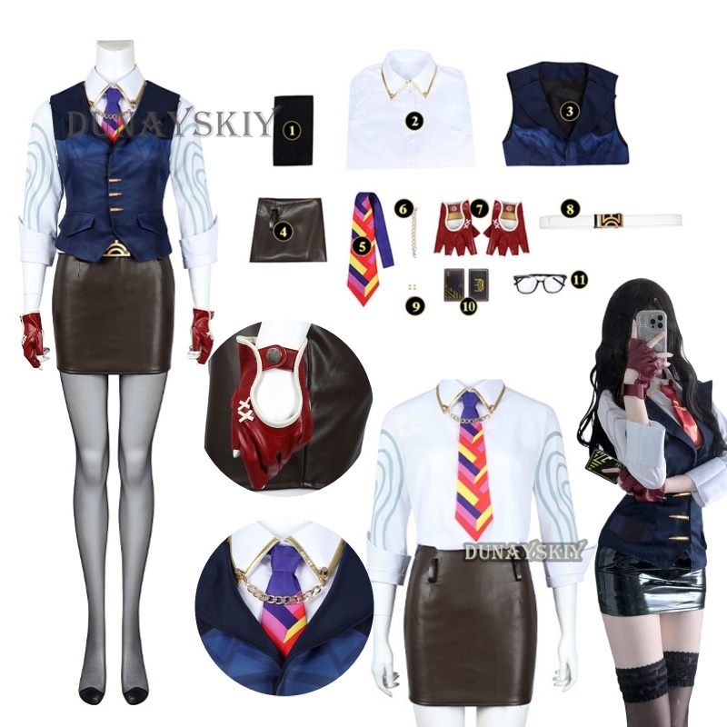 Anime Game Valorant Chamber Co - Men Formal Wear Vest ulasan dan harga